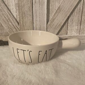 Rae Dunn Let’s Eat Bowl with Handle